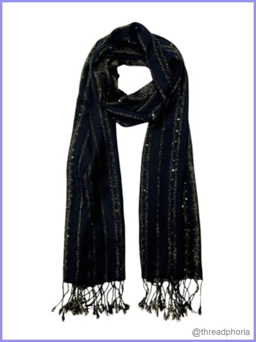 Viscose Lurex Sequin Handmade Fashion Scarf Wrap Shawl